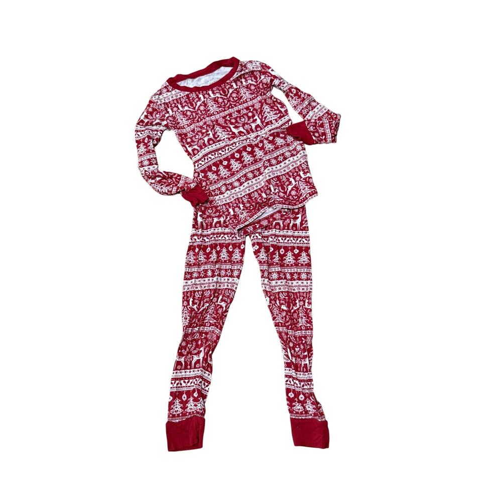 Little Sleepies Holiday Reindeer Cheer Two Piece Pajama Set 3T